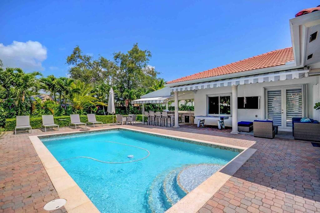 Miami 5Br Villa W Heated Pool, Games & Bbq L01 คัทเลอร์เบย์ ภายนอก รูปภาพ
