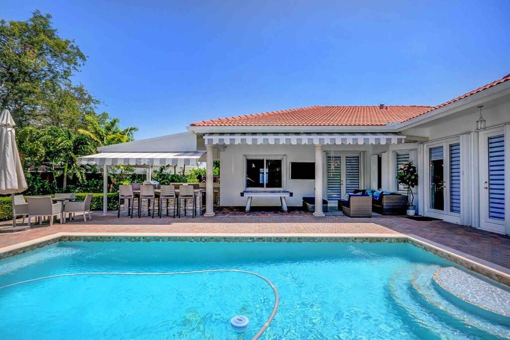 Miami 5Br Villa W Heated Pool, Games & Bbq L01 คัทเลอร์เบย์ ภายนอก รูปภาพ