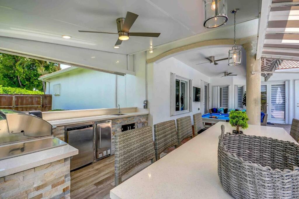 Miami 5Br Villa W Heated Pool, Games & Bbq L01 คัทเลอร์เบย์ ภายนอก รูปภาพ