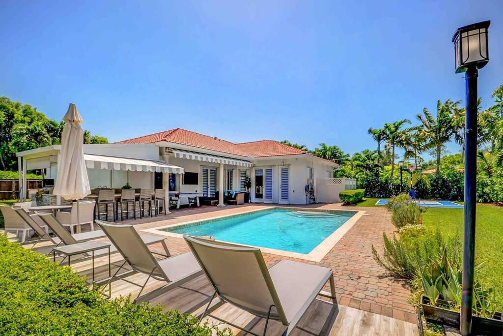 Miami 5Br Villa W Heated Pool, Games & Bbq L01 คัทเลอร์เบย์ ภายนอก รูปภาพ